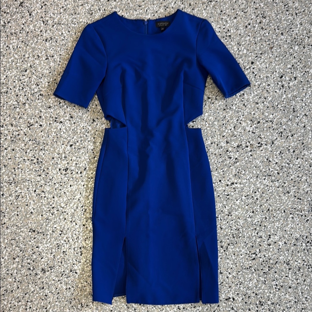 TOPSHOP Blue Women's Dress